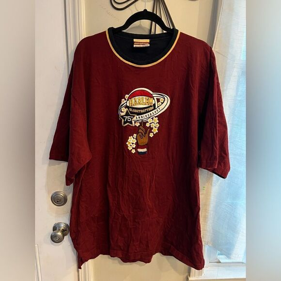 Harlem Globetrotters (Platinum Fubu) 75th Anniversary Short Sleeve Shirt - Picture 1 of 8